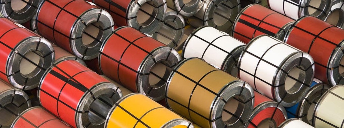 PPGI pre-painted galvanized steel coils in RAL colors