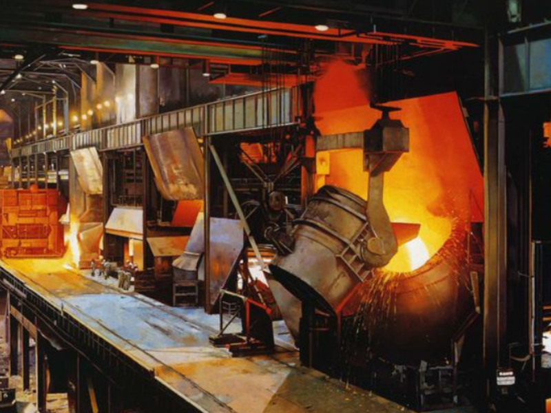 Steel coil production line